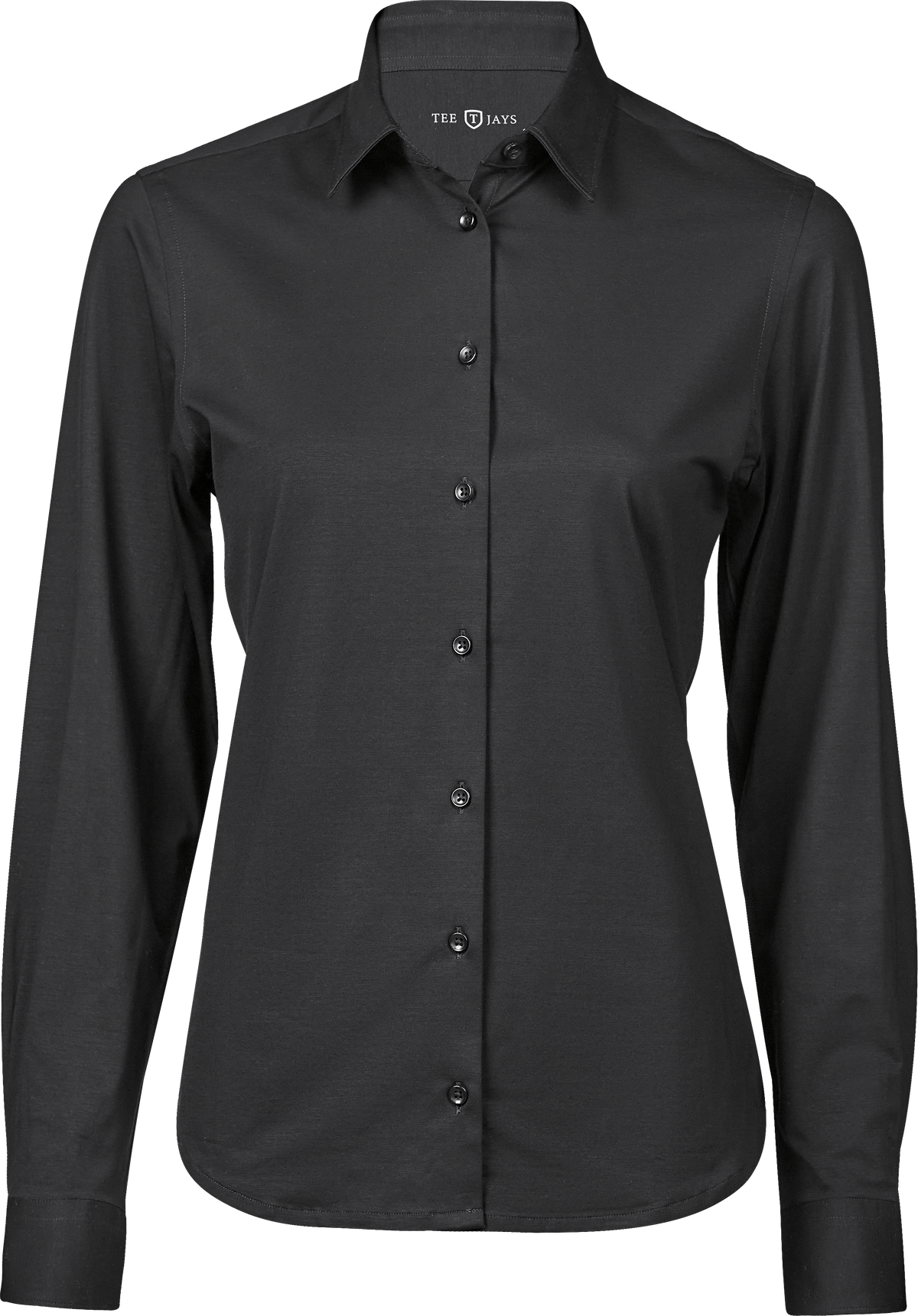 Tee Jays Tee Jays 4031 Women's Active Stretch Shirt in Black