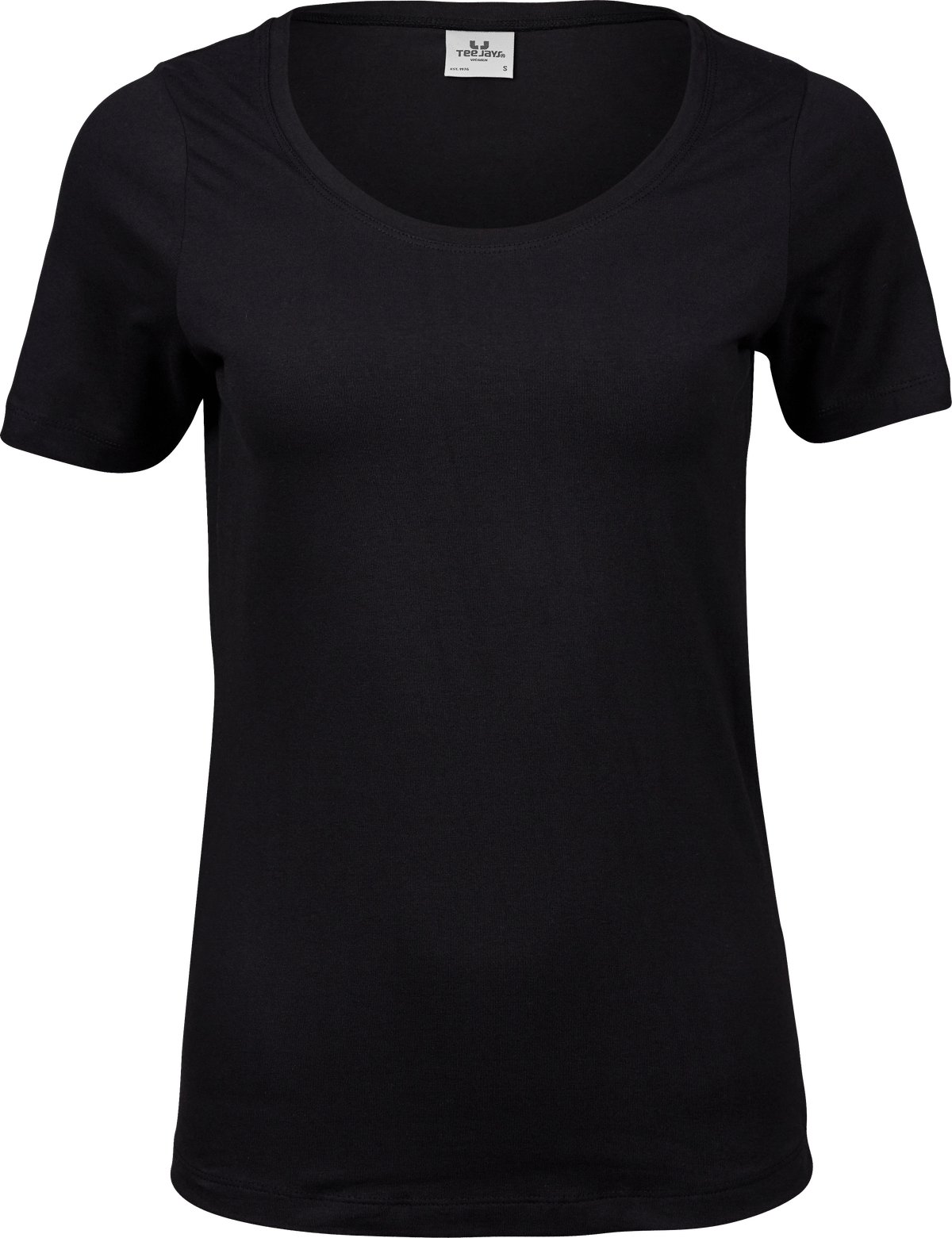 Tee Jays Tee Jays 450 Women's Stretch Tee in Black