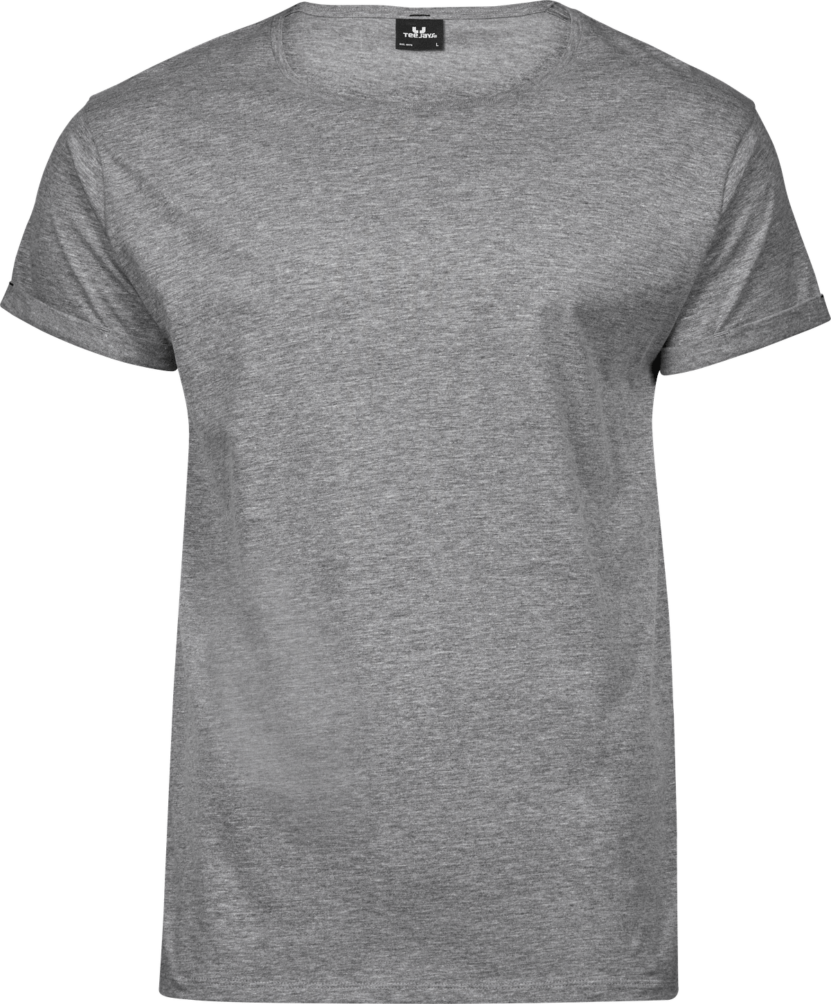 Tee Jays Tee Jays 5062 Roll-Up Tee in Heather Grey