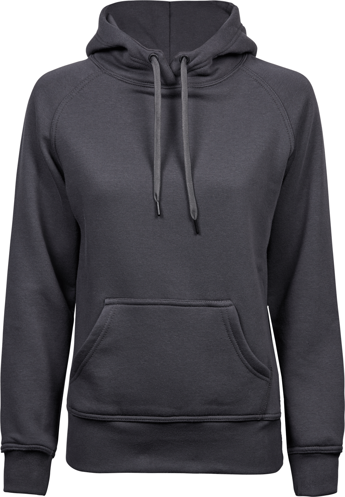 Tee Jays Tee Jays 5431 Women's Hooded Sweatshirt in Dark Grey