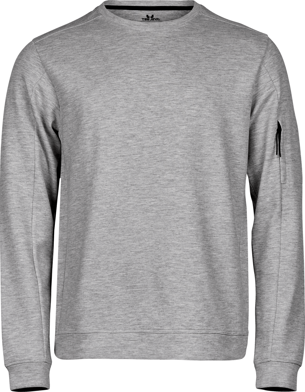 Tee Jays Tee Jays 5700 Athletic Crew Neck Sweat in Heather Grey