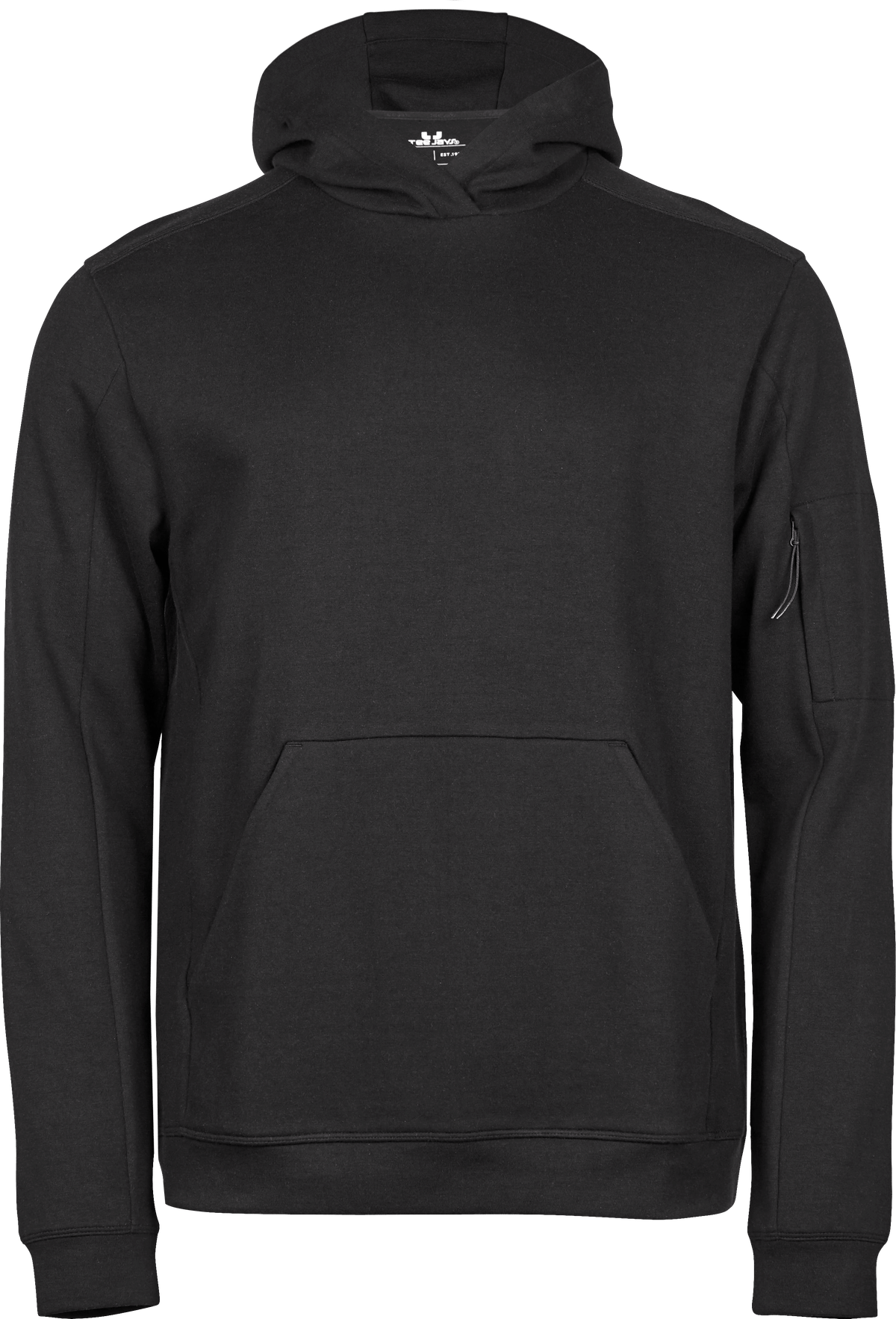 Tee Jays Tee Jays 5702 Athletic Hooded Sweat in Black