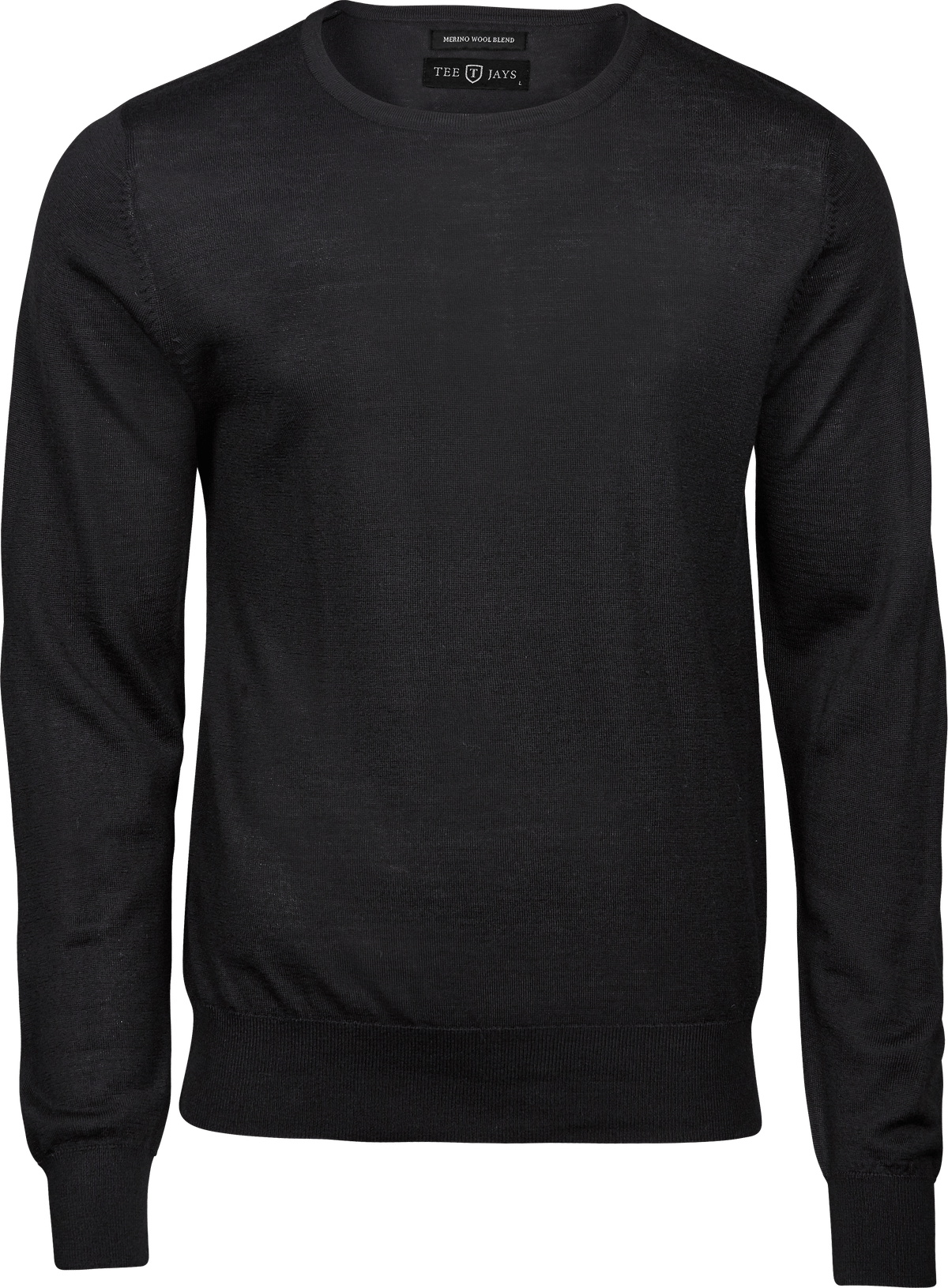 Tee Jays Tee Jays 6000 Crew Neck Knit in Black