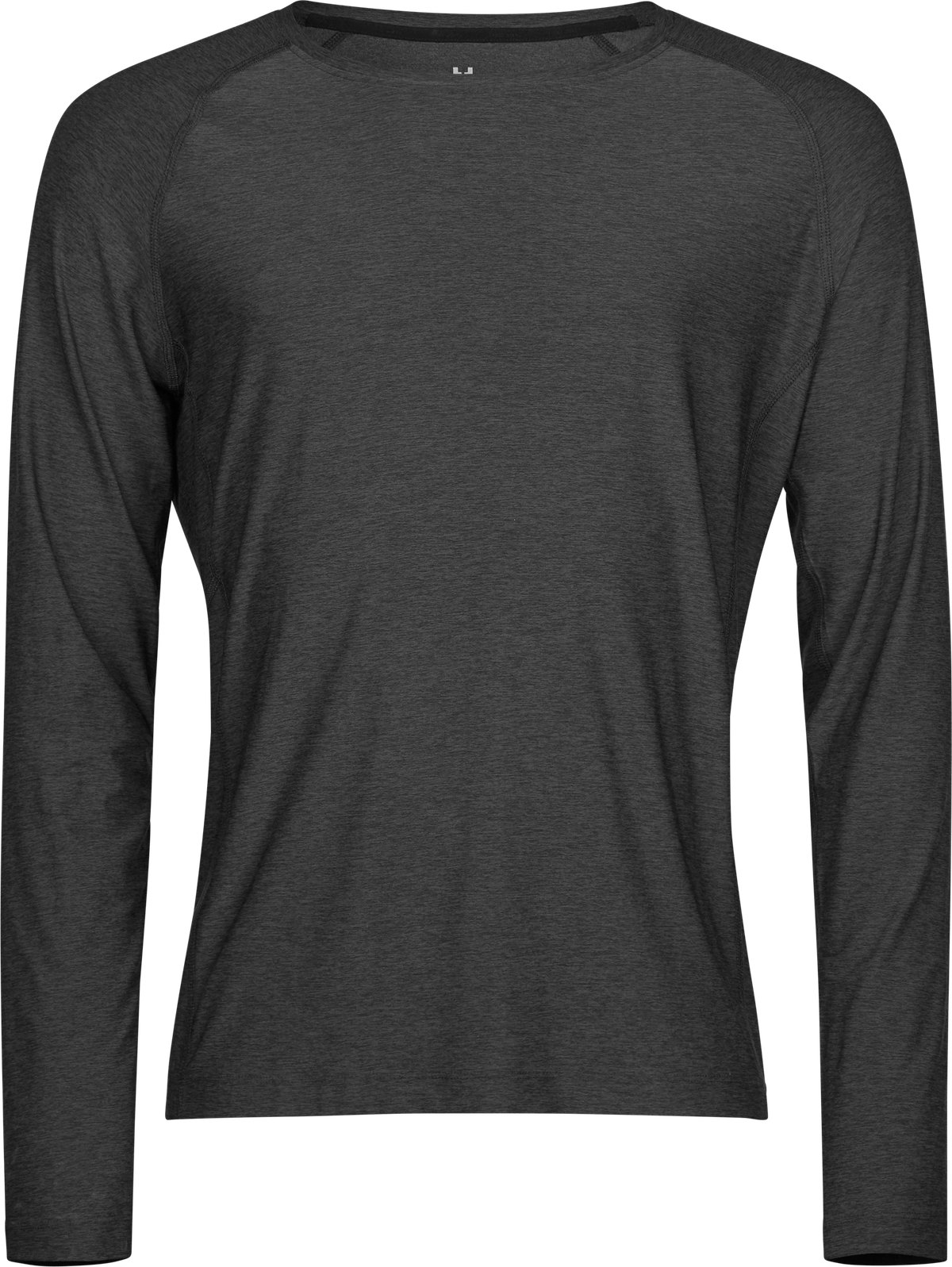 Tee Jays Tee Jays 7022 Long Sleeve CoolDry Tee in Black Melange