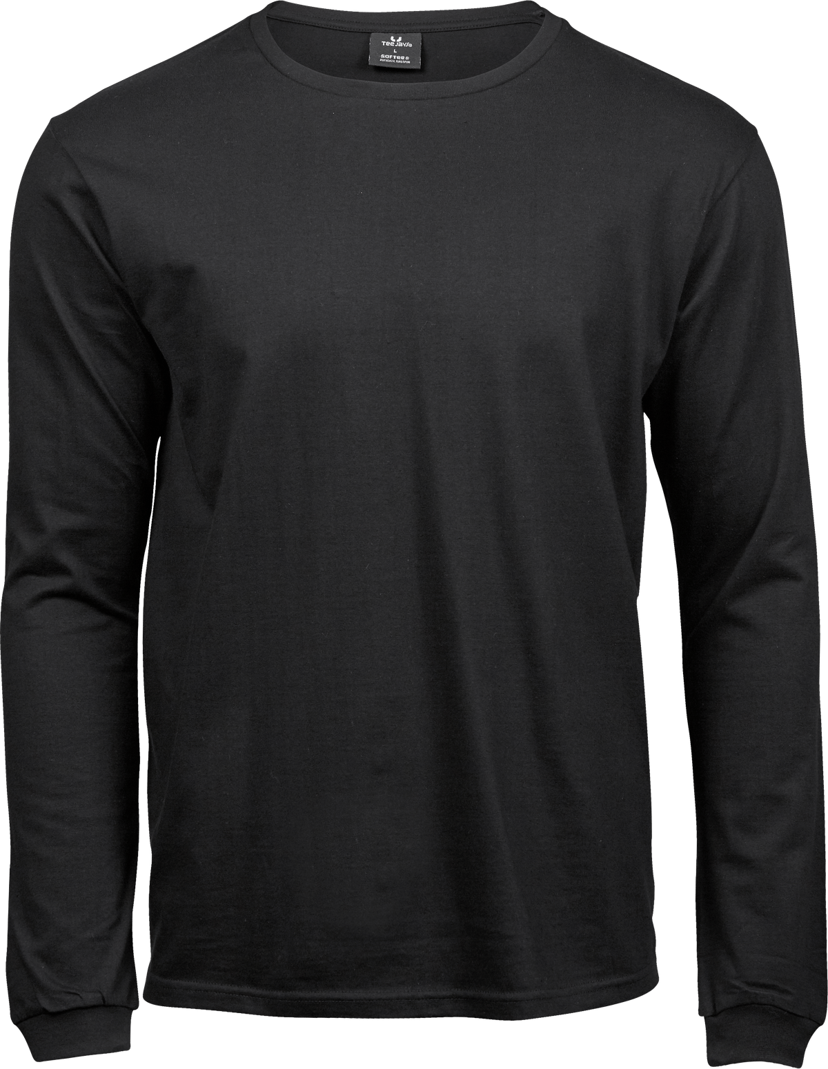 Tee Jays Tee Jays 8007 Long Sleeve Fashion Sof Tee in Black