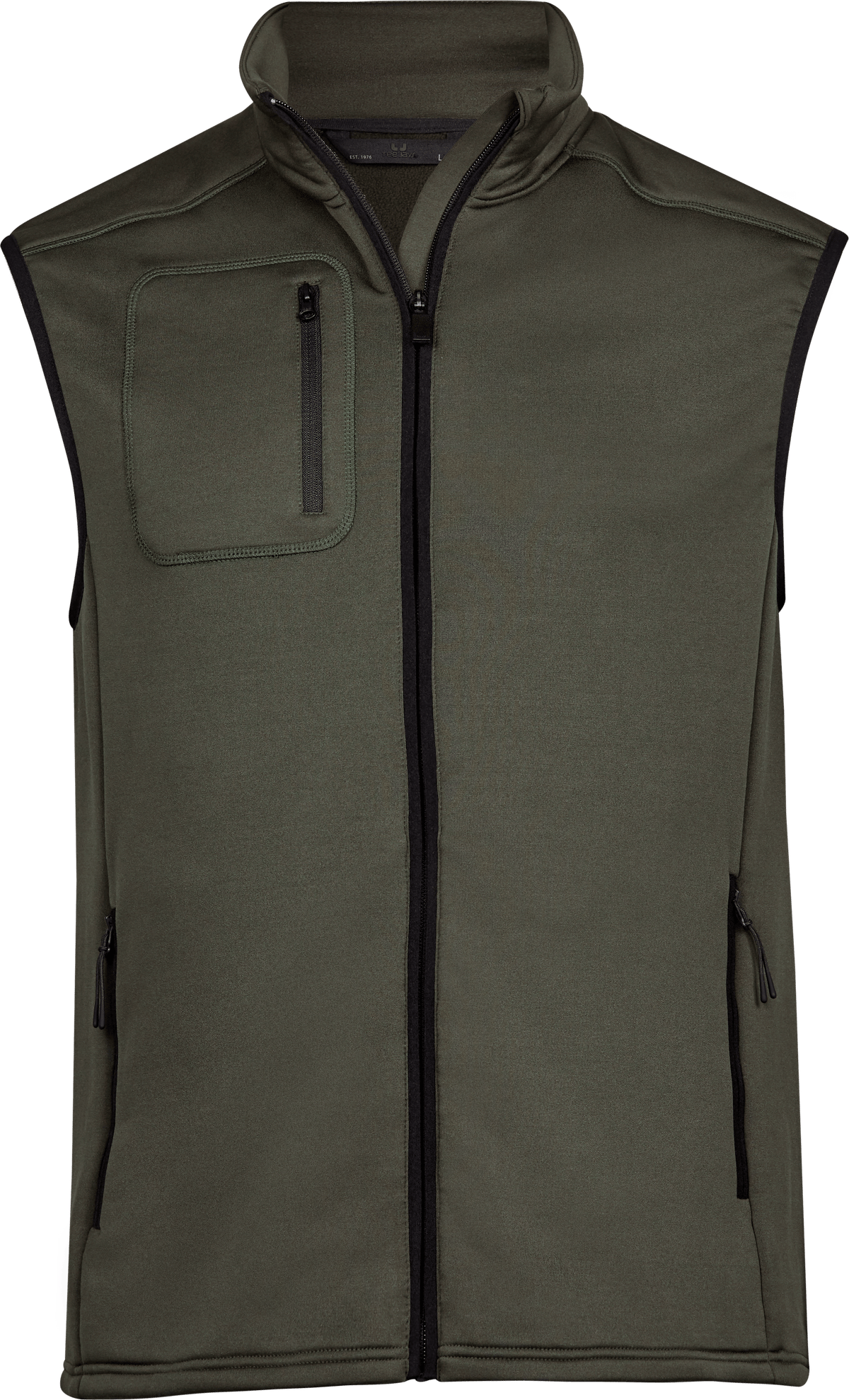 Tee Jays Tee Jays 9104 Stretch Fleece Bodywarmer in Deep Green