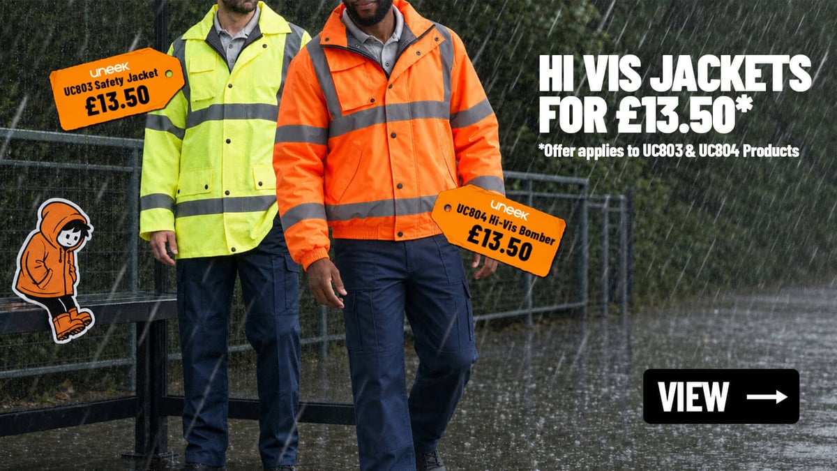 Hi Vis Jackets for £13.50, UC803 and UC804