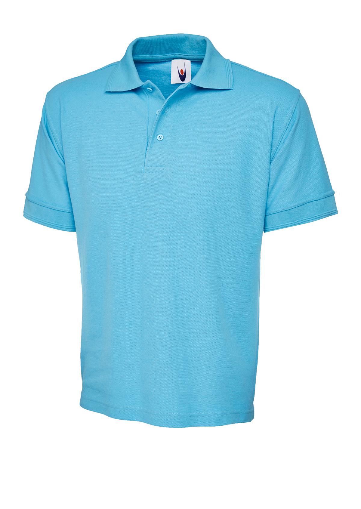 Uneek Clothing Heavyweight Poloshirt in Sky