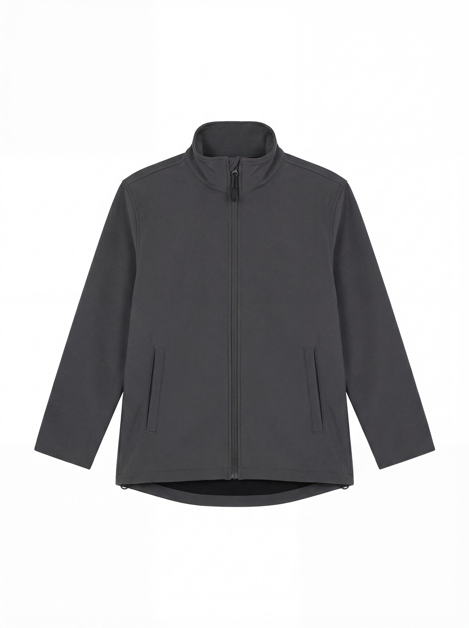 Uneek Clothing Uneek Eco Full Zip Softshell Jacket in Charcoal