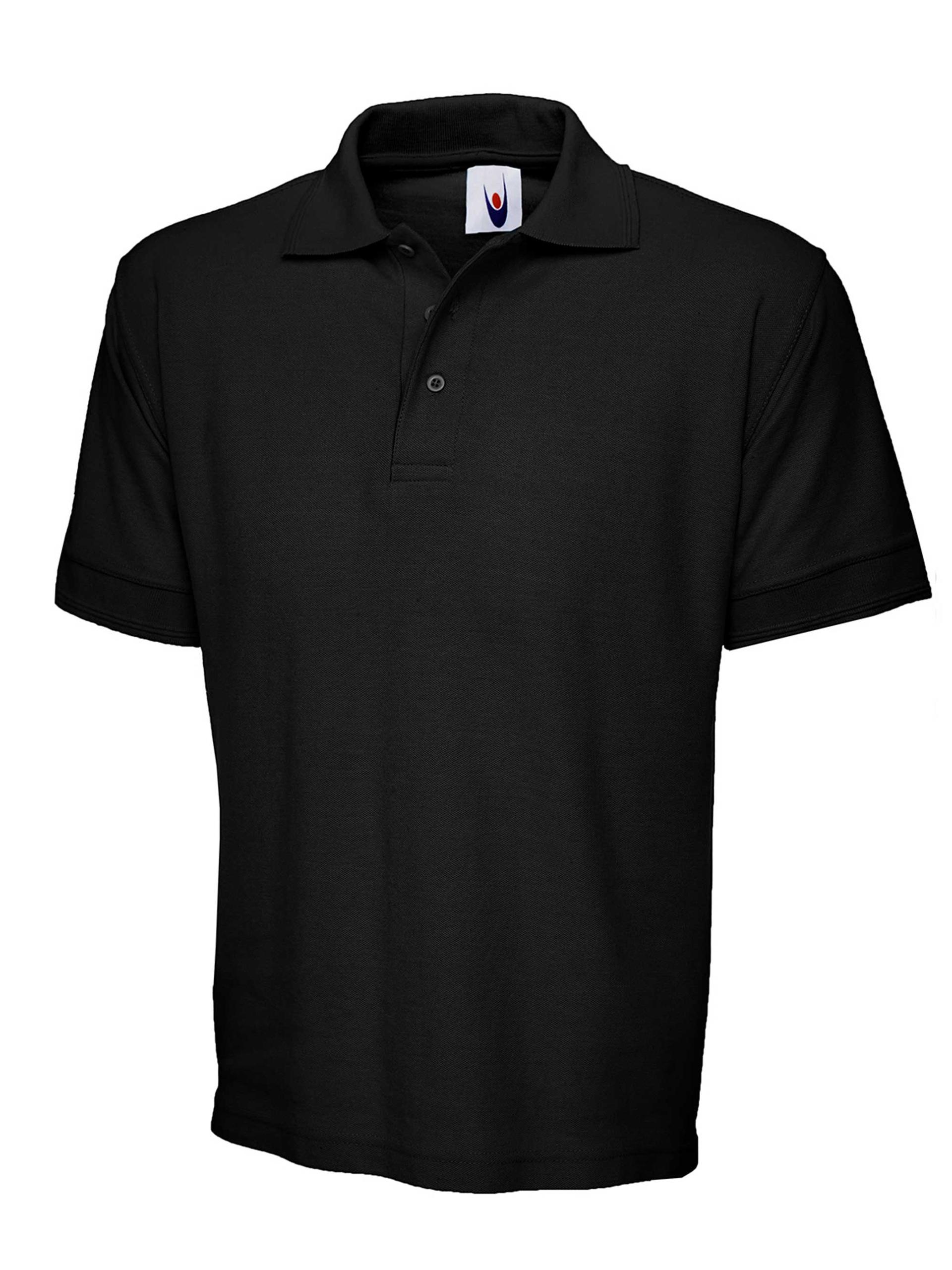 Uneek Clothing Uneek Ultimate Cotton Poloshirt in Black