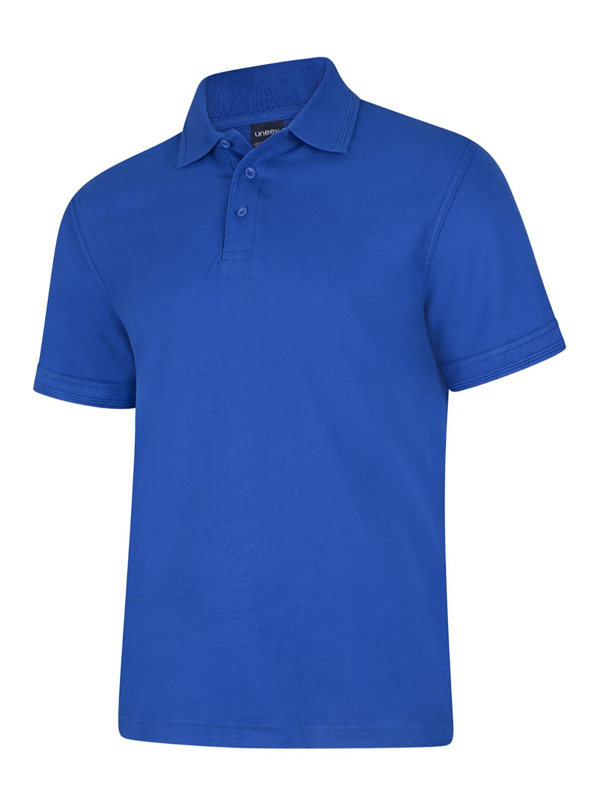 Uneek Clothing Uneek Deluxe Poloshirt in Royal