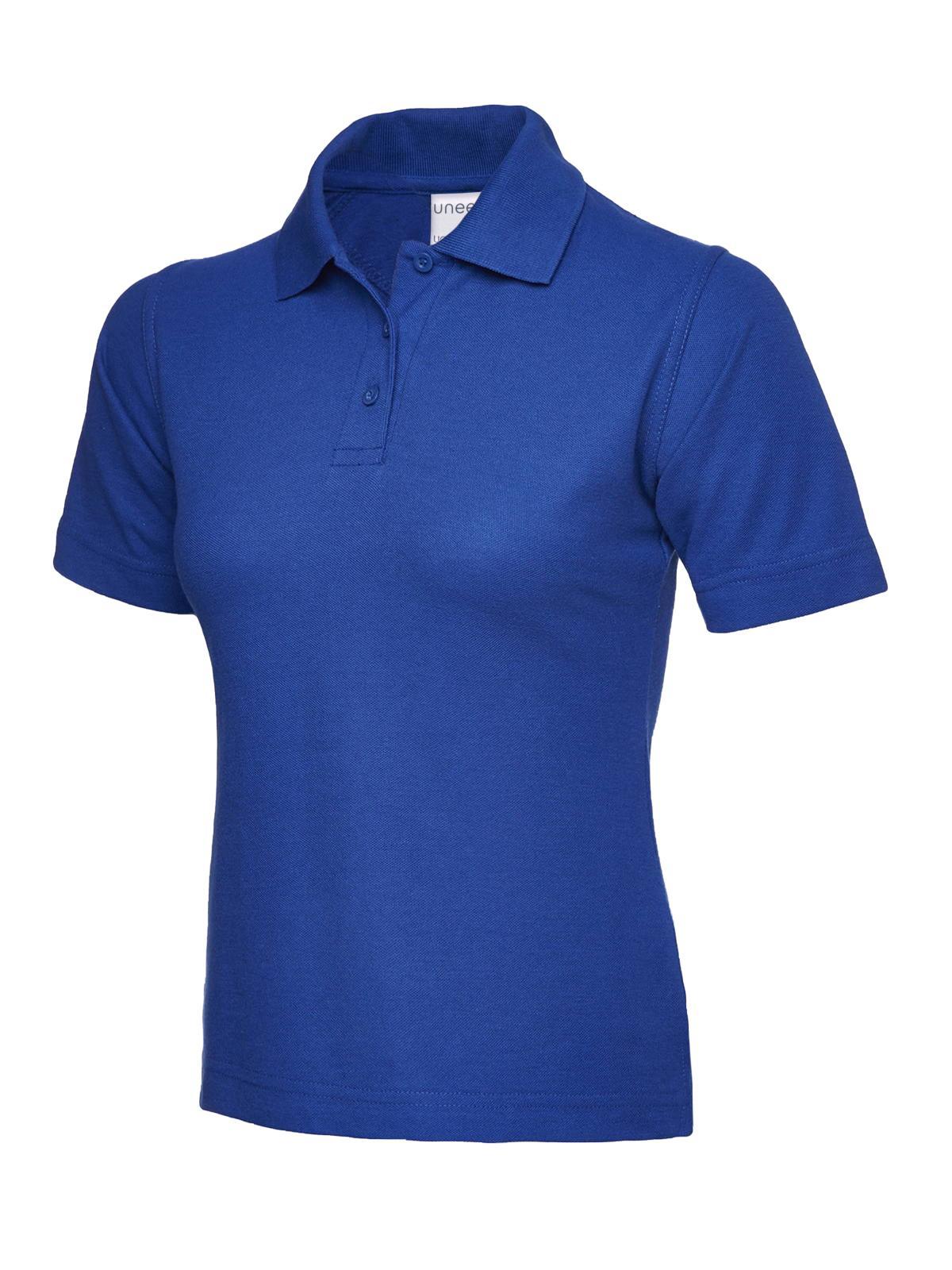 Uneek Clothing Uneek Ladies Ultra Cotton Poloshirt in Royal