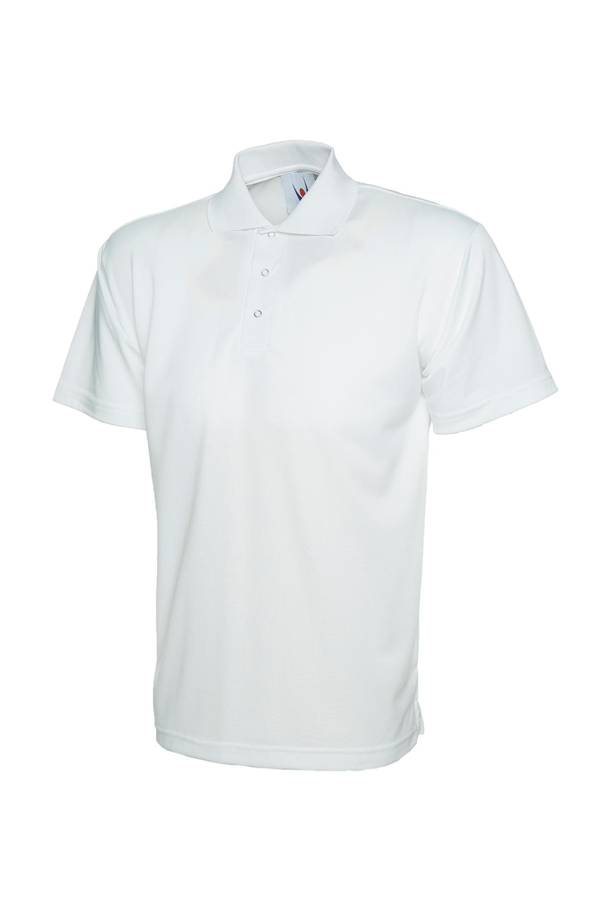 Uneek Clothing Uneek Processable Poloshirt in White