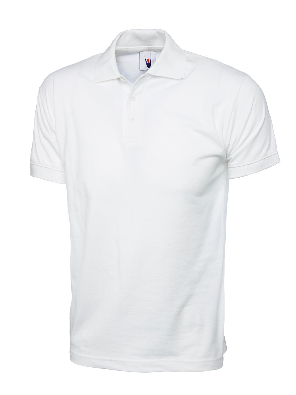 Uneek Clothing Uneek Jersey Poloshirt in White