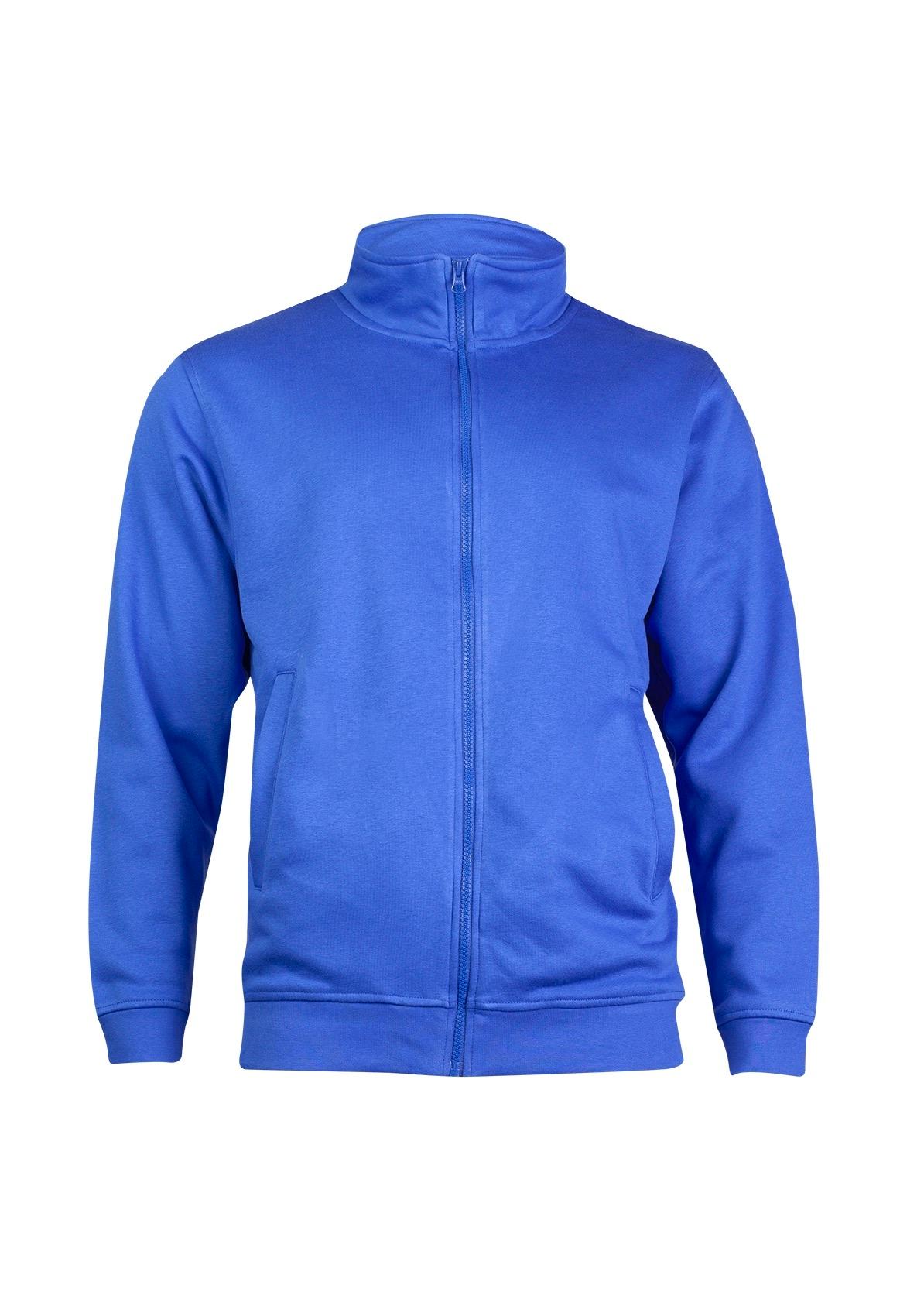 Uneek Clothing Uneek Deluxe Unisex Sweat Jacket in Royal
