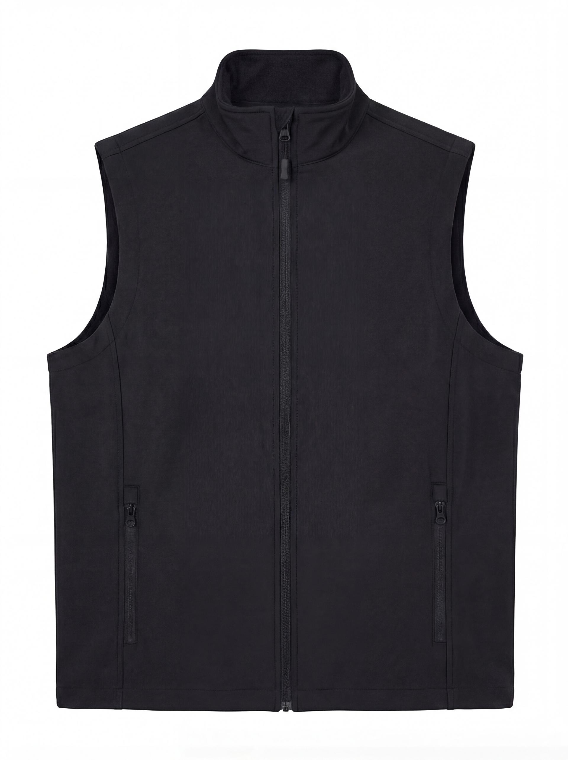 Uneek Clothing Uneek Printable Softshell Gilet in Black/Black
