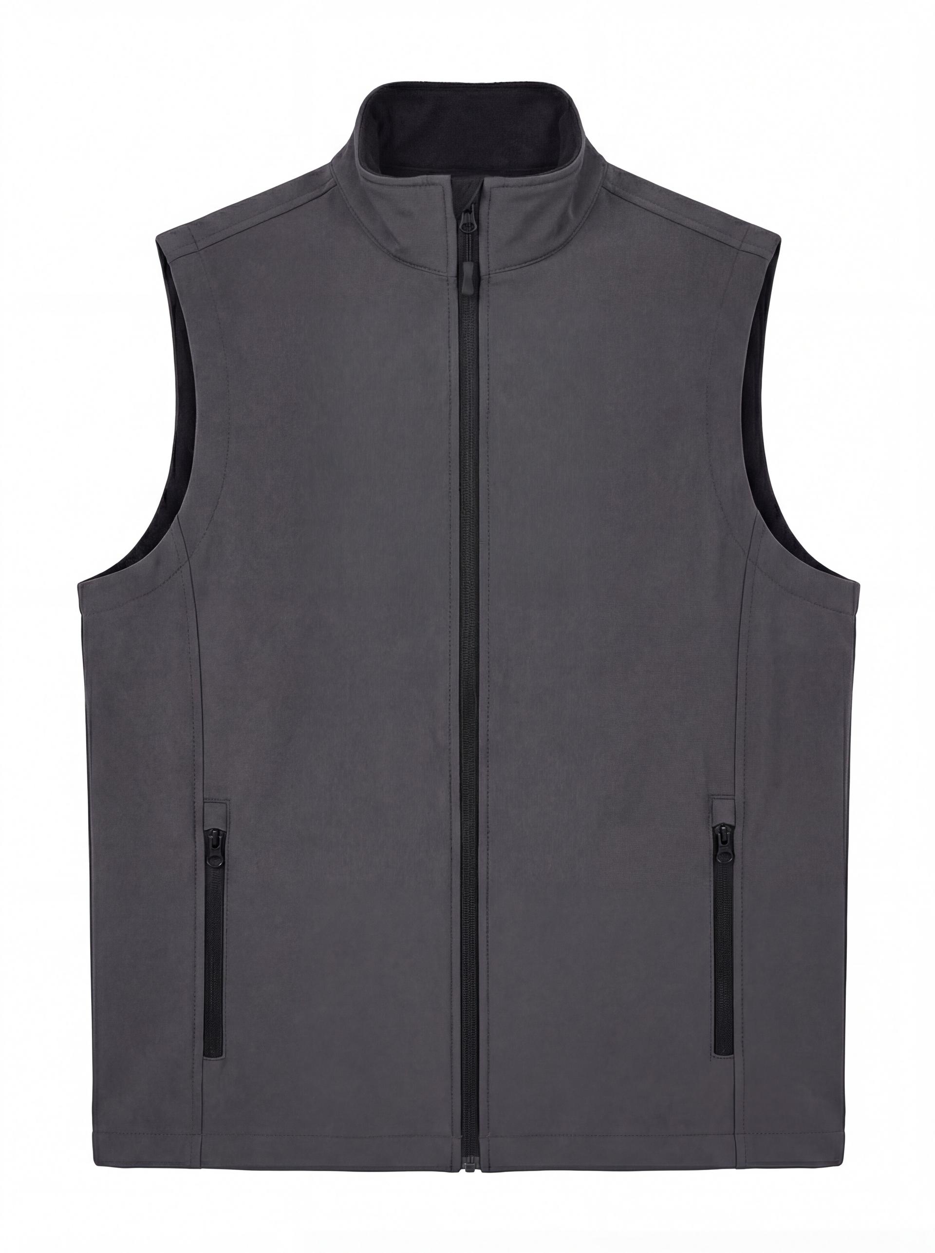 Uneek Clothing Uneek Ladies Printable Softshell Gilet in Charcoal/Black