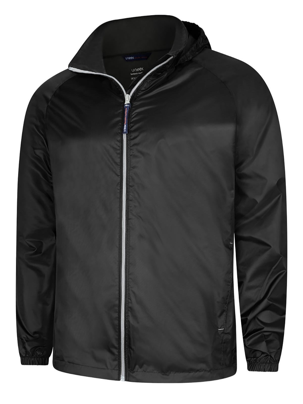 Uneek Clothing Uneek Active Jacket in Black/Grey