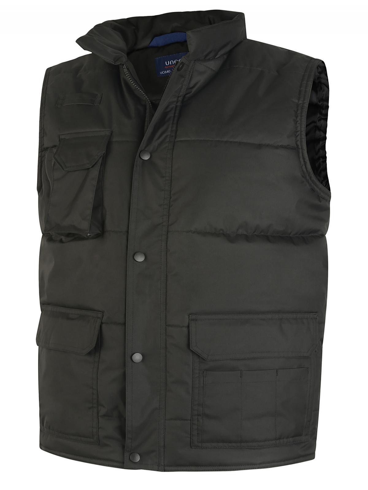 Uneek Clothing Uneek Super Pro Body Warmer in Black