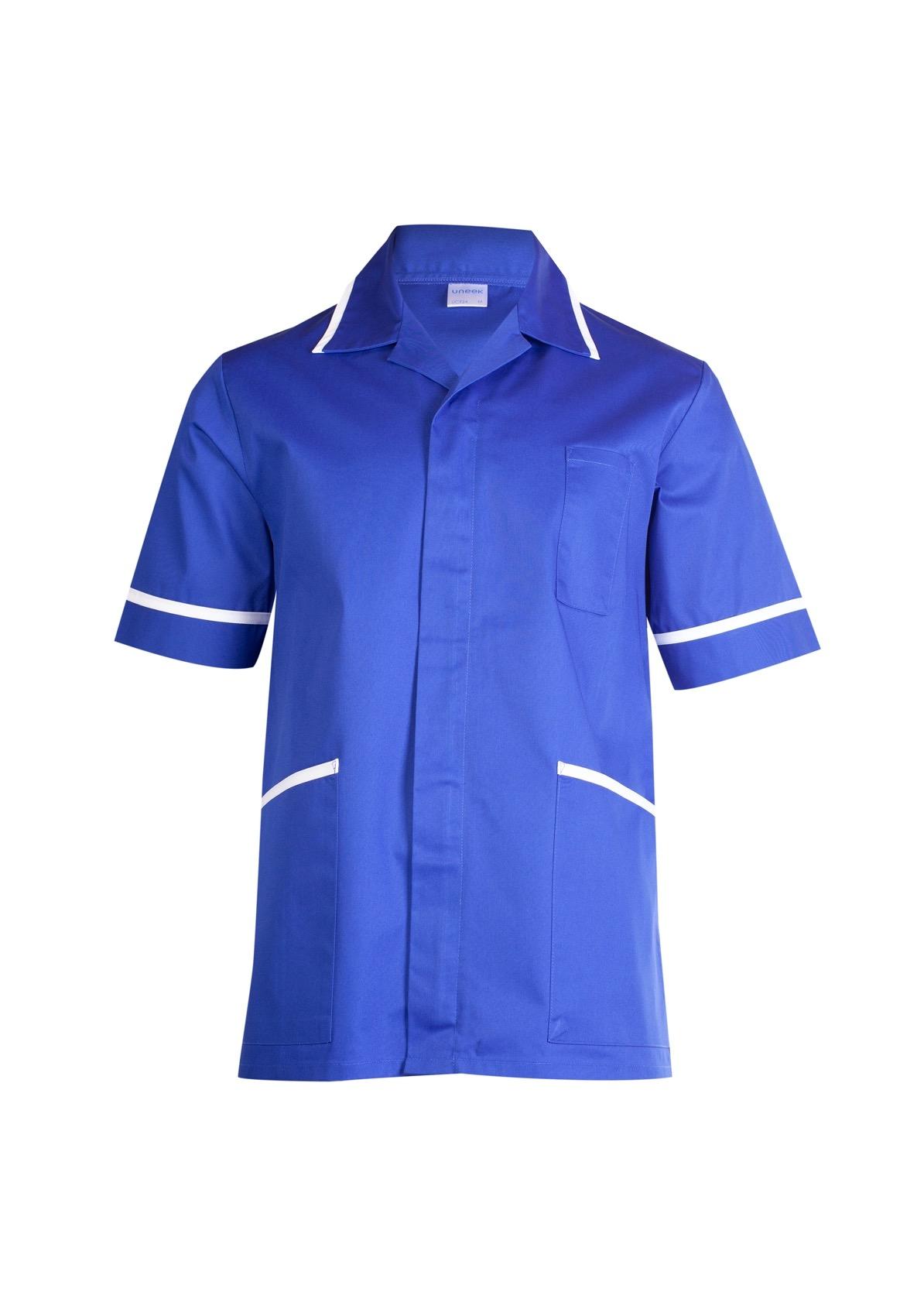 Uneek Clothing Uneek Mens Premium Tunic in Royal