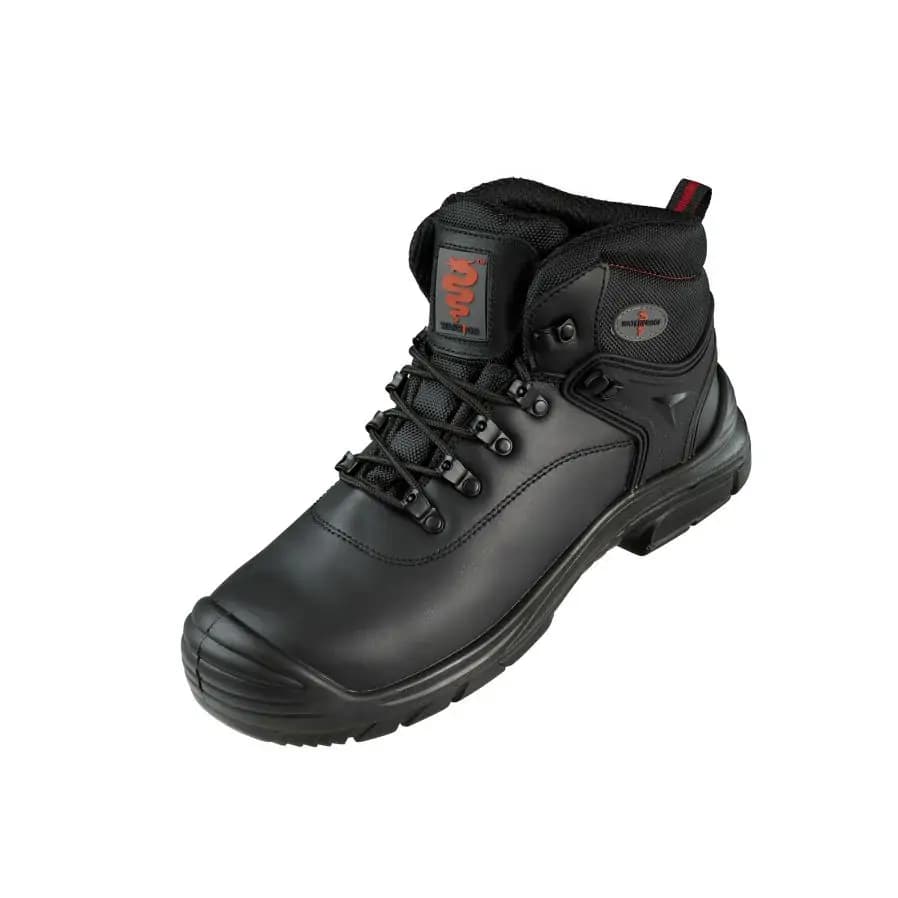 Warrior Warrior Unisex Wp Hiker Work Boots - Black in Black