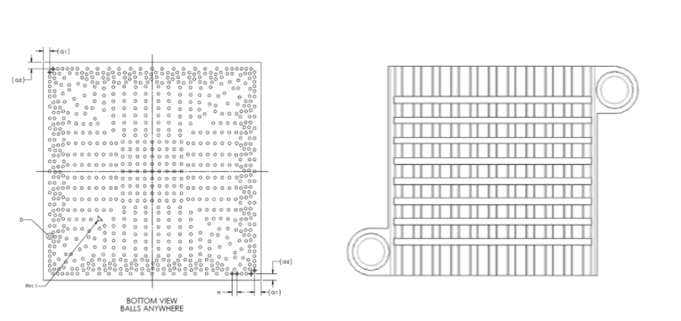 Platform controller hub component drawings for PCH1.