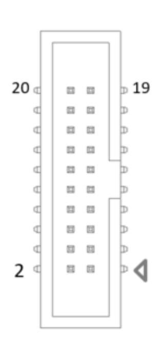 COM1 and COM2 internal header drawing, CN_COM12.