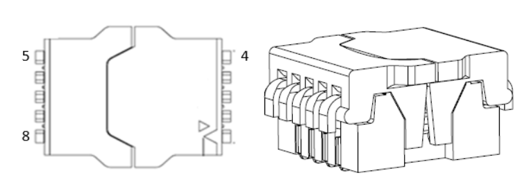 SPI BIOS flash socket drawing, BIOS1.