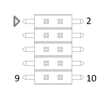 eSPI pin header drawing, CN_ESPI1.