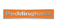 Peddinghaus logo in an orange rectangular plaque