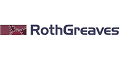 RothGreaves logo with a maroon icon and dark blue wordmark