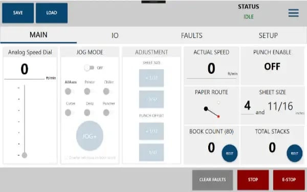RapidCut user interface