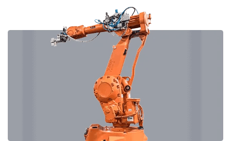 Industrial robot ready for a controls retrofit