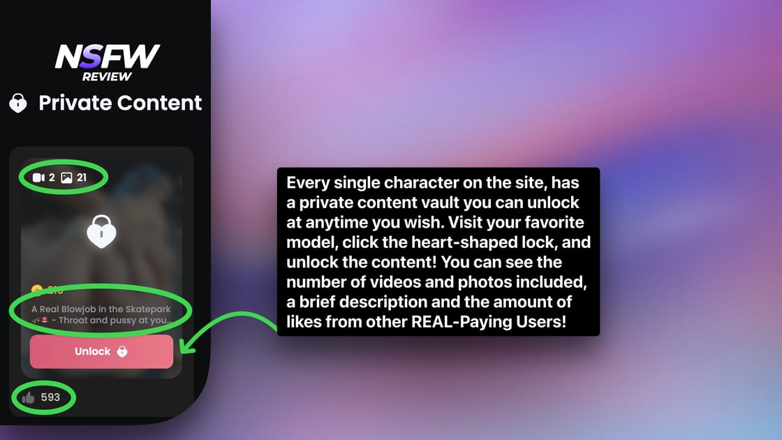 Hidden vault feature