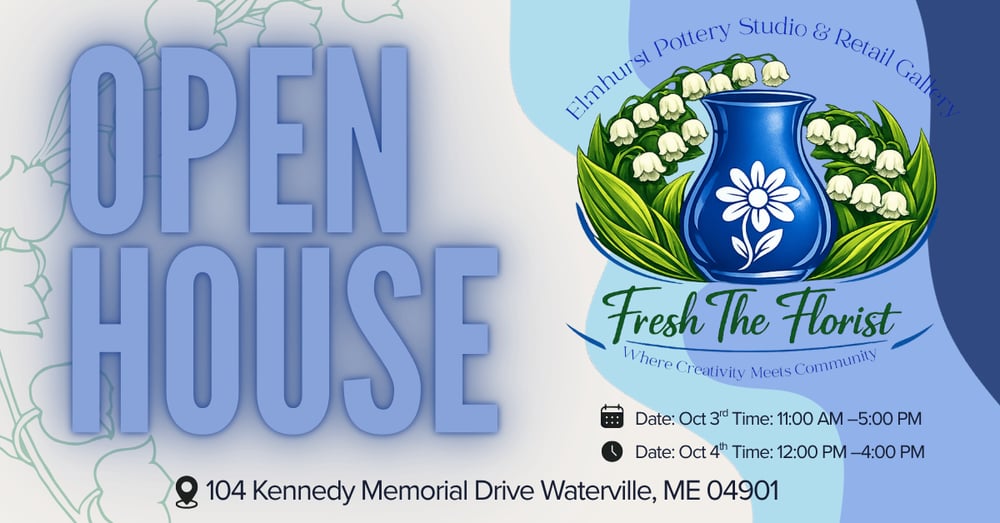 Maine Craft Weekend: Elmhurt Pottery Studio 2nd Annual Open House