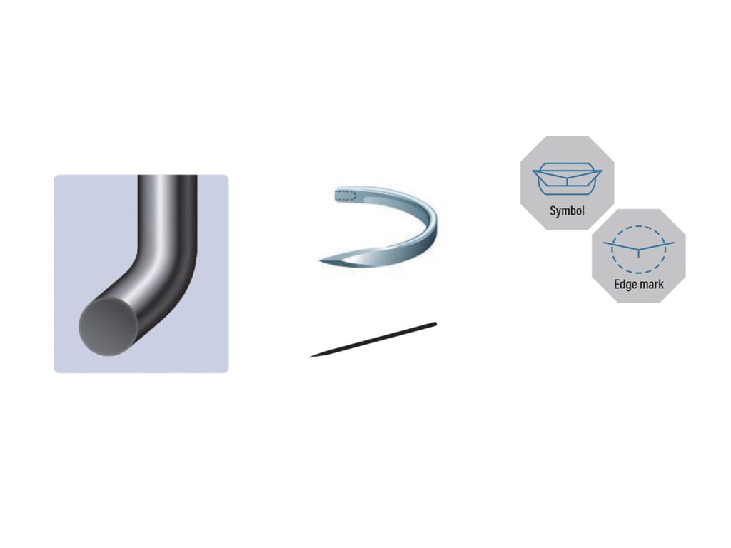 11-0 Nylon Suture, 5.5mm Trape Spatula, 20cm