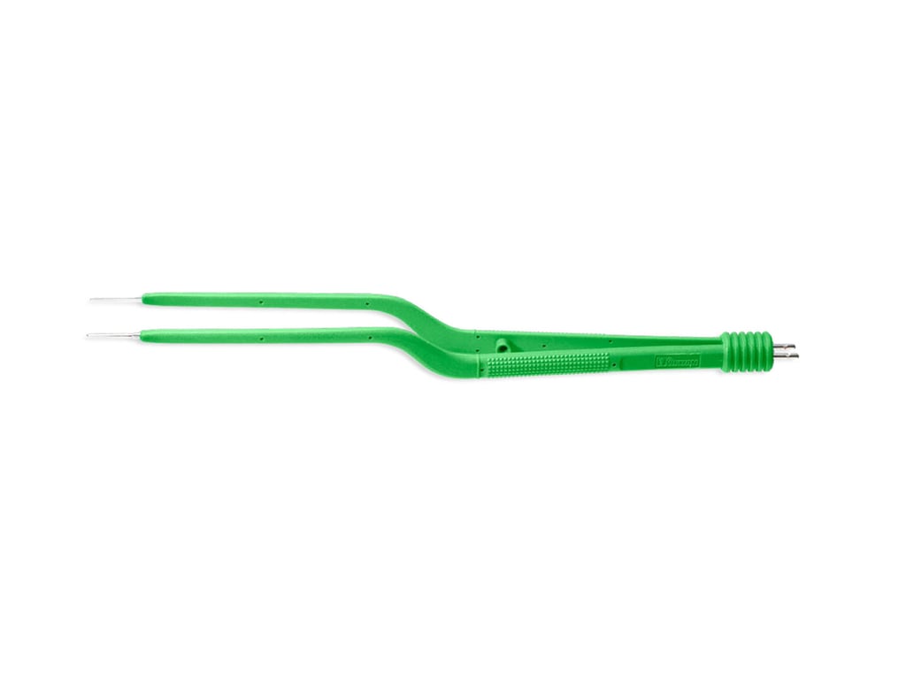 7 1/2” (19.1cm) Tonsil Bayonet Bipolar Forceps, 1.5mm, Disposable