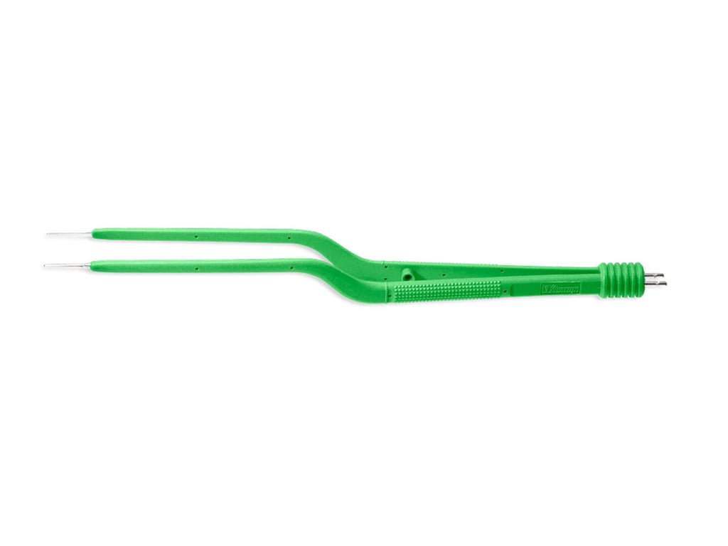 8 1/4” (21cm) Gerald Bayonet Bipolar Forceps, 1.0mm, Disposable
