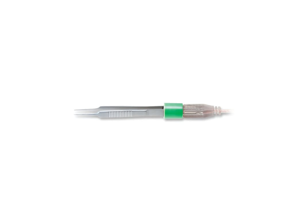 3 1/2" (8.9cm) Iris Bipolar Forceps, Insulated, 0.4mm, Disposable