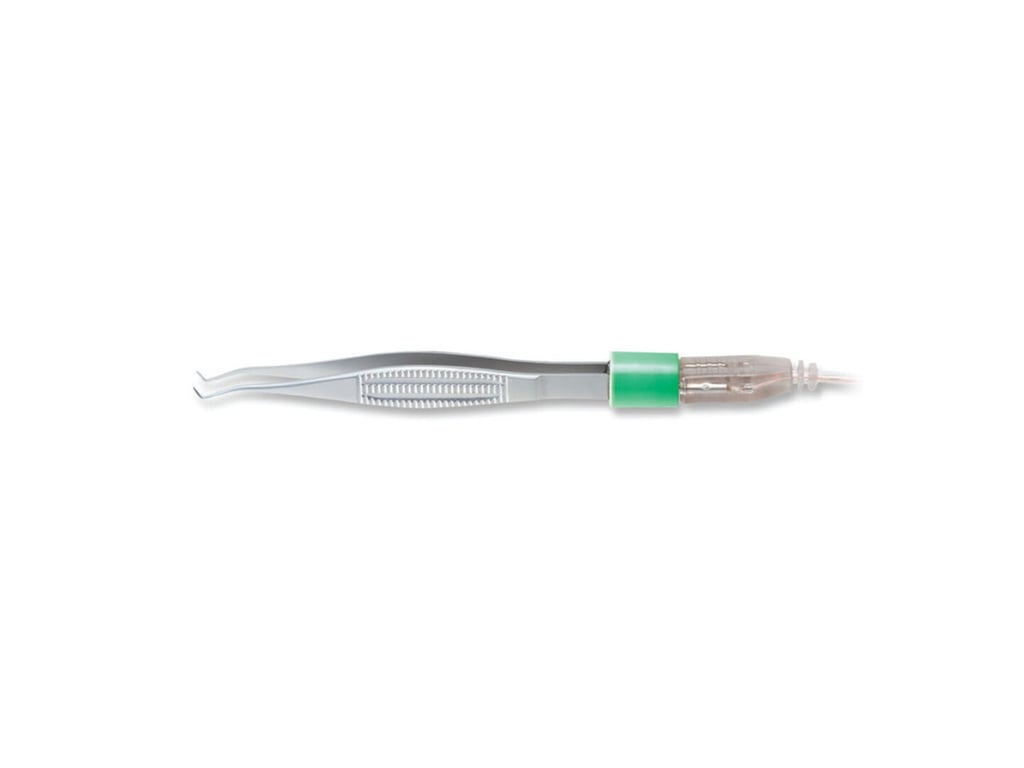 4 1/4" (10.8cm) Coaptation Bipolar Forceps, Extra-Fine, Insulated, 0.4mm, Disposable