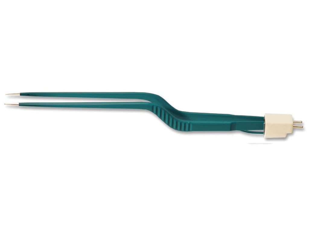 7 7/8” (20cm) Yasargil Bayonet Irr. Non-Stick Bipolar Forceps, Ins., 0.7mm