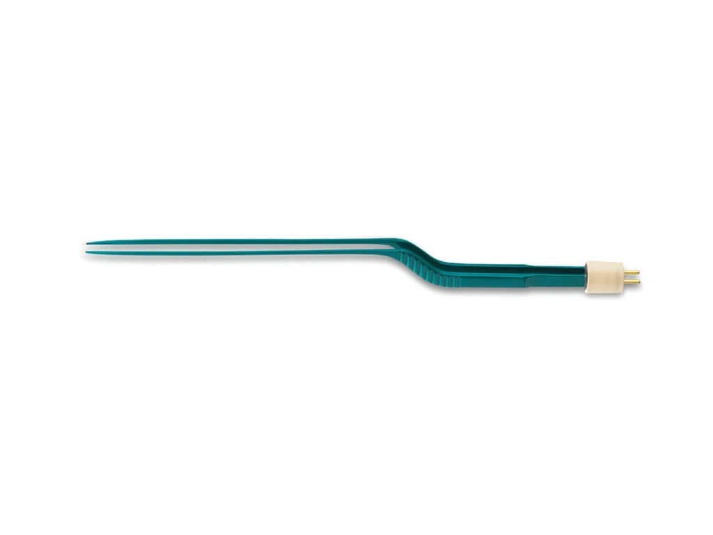 9 1/2" (24.1cm) Minimally Invasive Bipolar Forceps W/Stop, Parallel W.L., Straight, 0.7mm