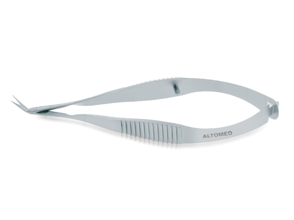 Vannas Scissors 90mm (3.5") - Angled Short Blade