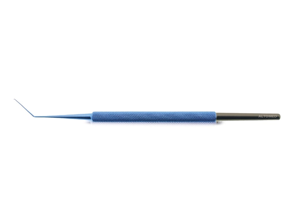 Clayman IOL Hook 0.2mm Tip - Angled Titanium