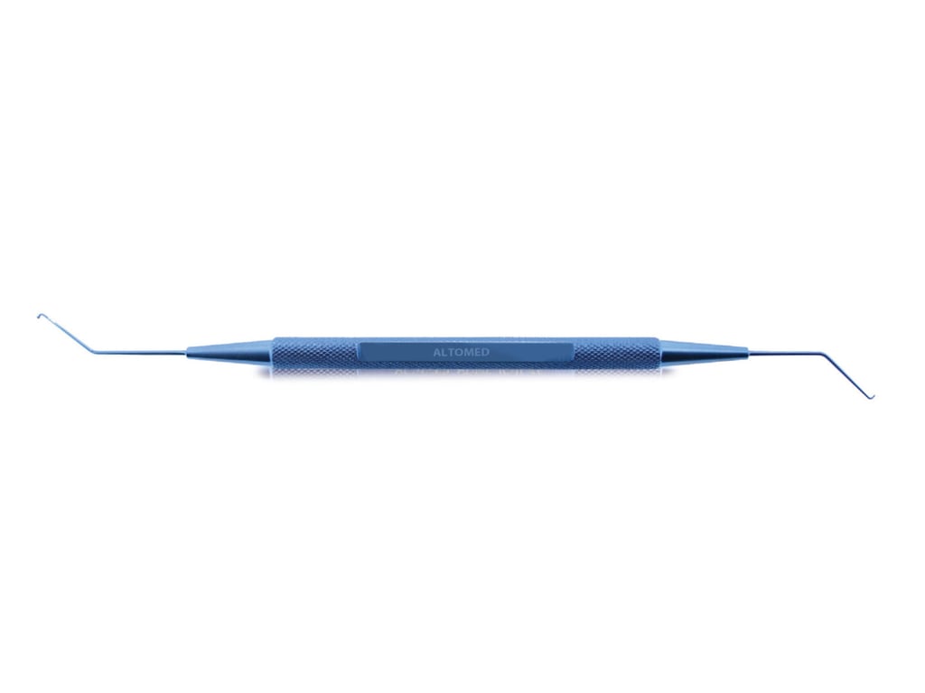 Double Ended Mushroom Manipulator & Phaco Chop - Titanium