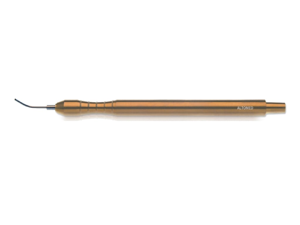 Bimanual Curved Aspirator 21G - Closed-End