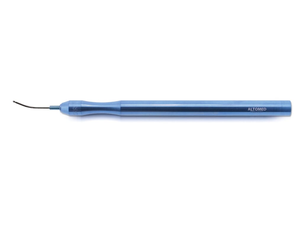 Bimanual Curved Irrigator 21G - Closed-End
