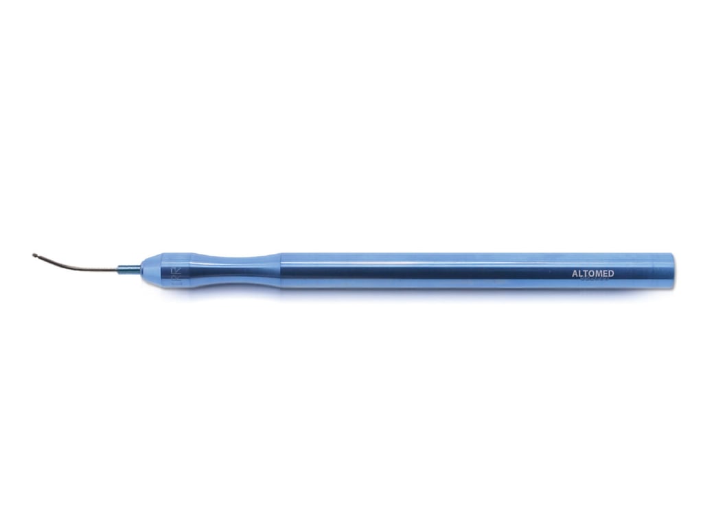 Bimanual Curved Irrigator 23G - Closed-End