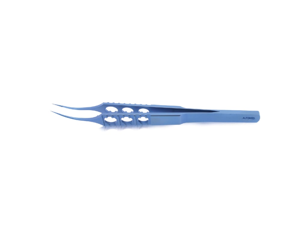 Forceps 90mm (3.5") - Long-Handled Curved