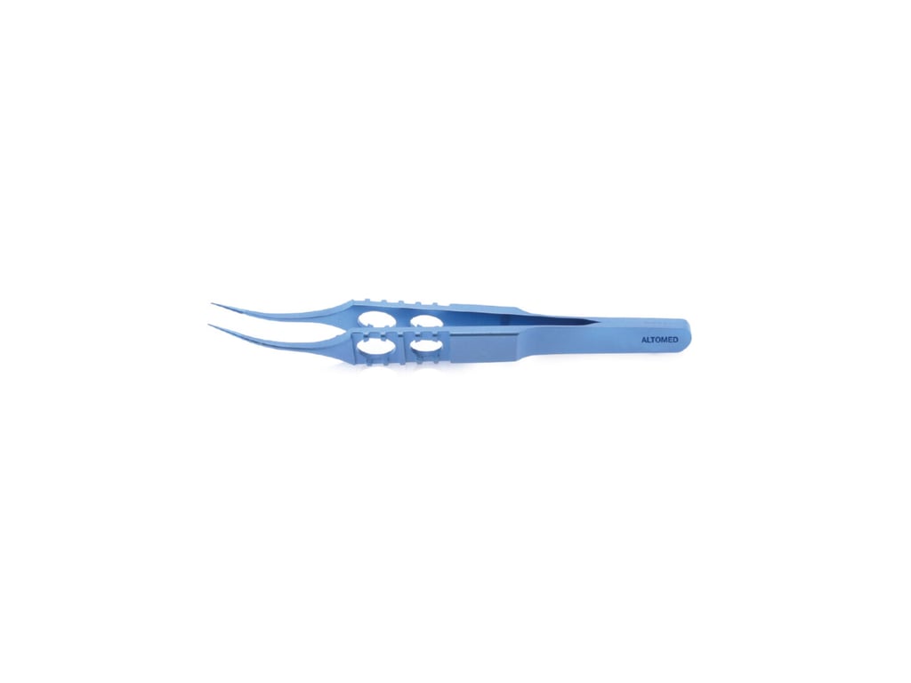 Forceps 90mm (3.5") - Curved 1 Into 2 Teeth